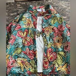 Womens Floral Multicolor  2 piece